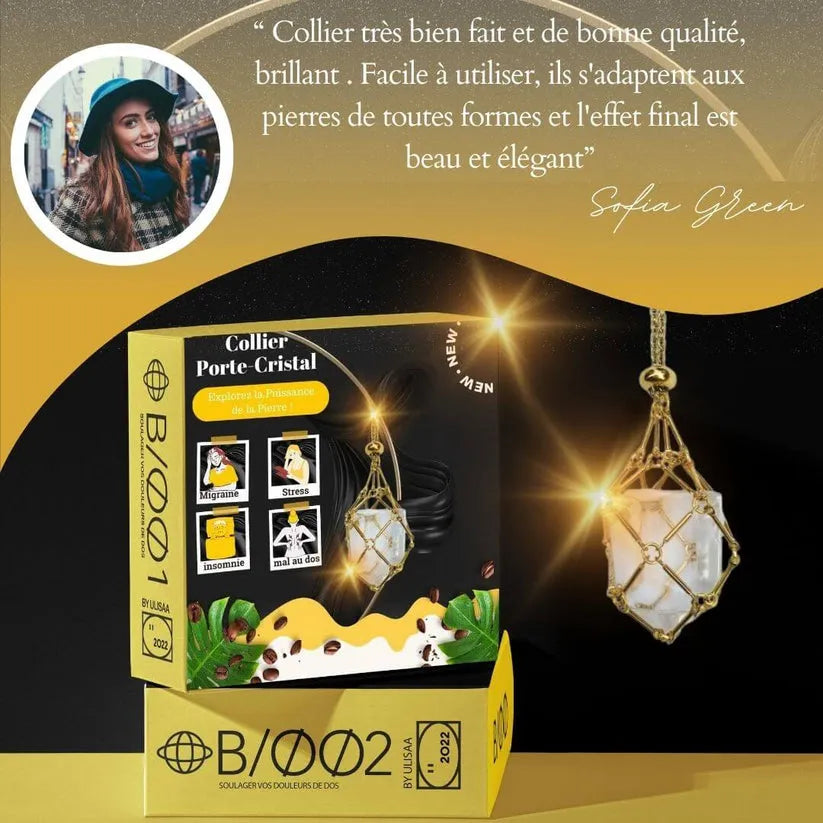 Ulisaa™ |Le Collier Porte-Cristal (Unisexe) [Édition Limitée] !