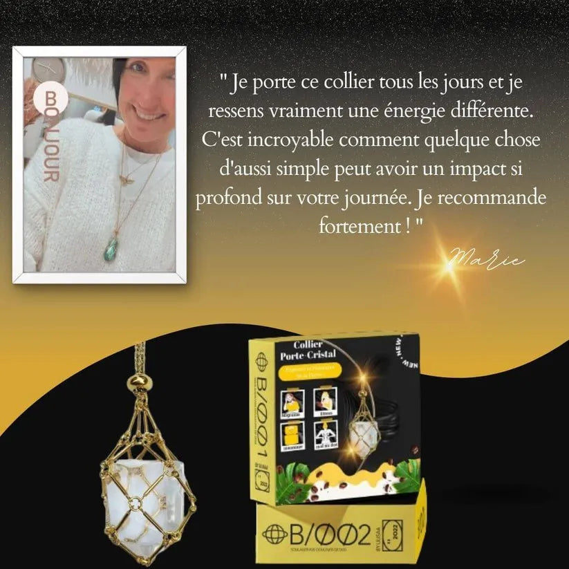 Ulisaa™ |Le Collier Porte-Cristal (Unisexe) [Édition Limitée] !